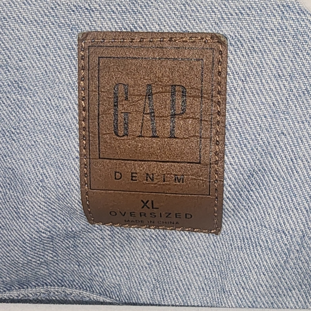 GAP Dolman Icon Denim Jacket XL - Picture 9 of 12